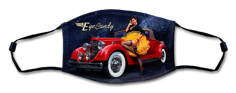 Eye Candy Mask Metal Sign