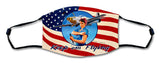Keep 'em Flying Rosie Mustang Mask Metal Sign