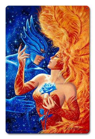 Masquerade Metal Sign