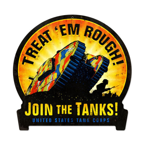 Join-The-Tanks-Vintage-Sign-Metal-Sign