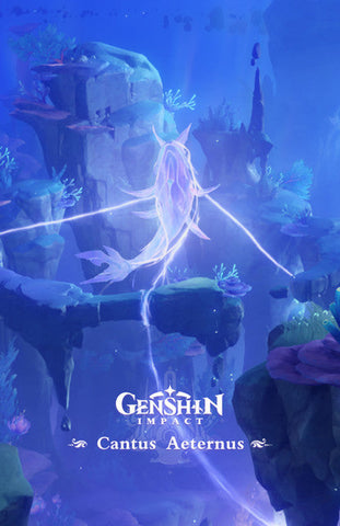 HOYO-MiX - Genshin Impact - Cantus Aeternus (Original Game Soundtrack) 11 x 17 inch. Album Cover Poster