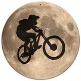 PTSB117 - BIKER OVER THE MOON Vintage Sign Metal Sign