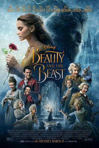 Beauty and the Beast Style D Movie Poster 27 x 40 inch