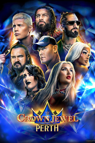 WWE Crown Jewel 2025 Style A Movie Poster 11 x 17 inch