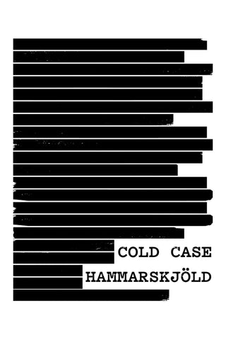 Cold Case Hammarskjöld Style B Movie Poster 27 x 40 inch