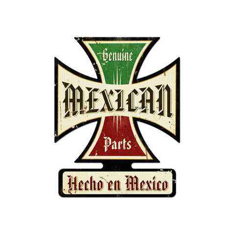 Mexican-Parts-Vintage-Sign-Metal-Sign