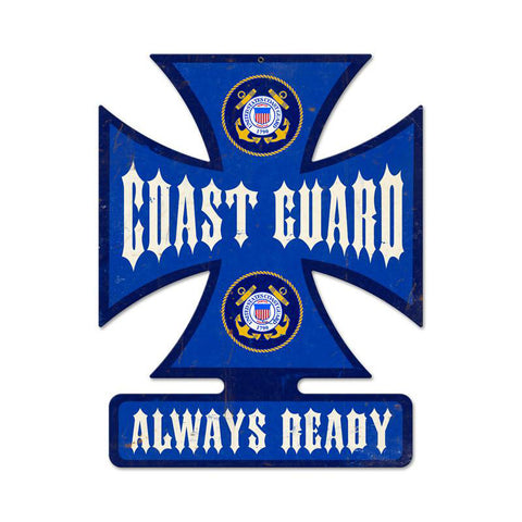 Coast Guard Vintage Sign Metal Sign