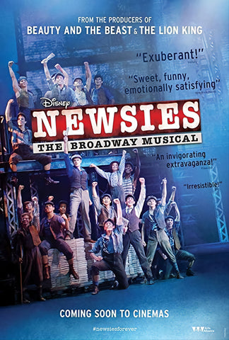 Newsies Style B Movie Poster 11 x 17 inch
