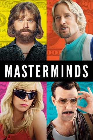 Masterminds Style B Movie Poster 11 x 17 inch