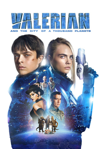 Valerian and the City of a Thousand Planets Style E Movie Poster 11 x 17 inch