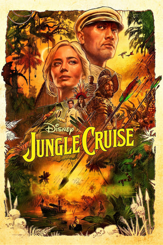 Jungle Cruise Style E Movie Poster 11 x 17 inch