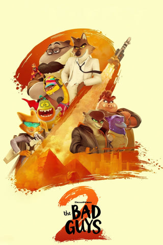 The Bad Guys 2 Style E Movie Poster 11 x 17 inch