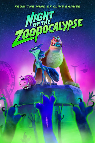 Night of the Zoopocalypse Style B Movie Poster 27 x 40 inch