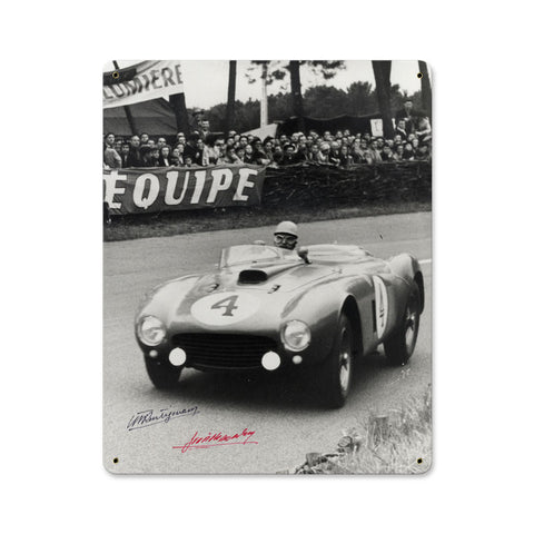 Le Mans Vintage Sign Metal Sign