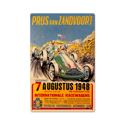 Zanvoort-Grand-Prix-Vintage-Sign-Metal-Sign