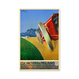 Milan Grand Prix Vintage Sign Metal Sign