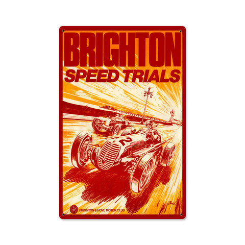 Brighton-Speed-Trials-Vintage-Sign-Metal-Sign