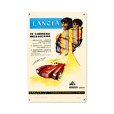 Lancia Vintage Sign Metal Sign