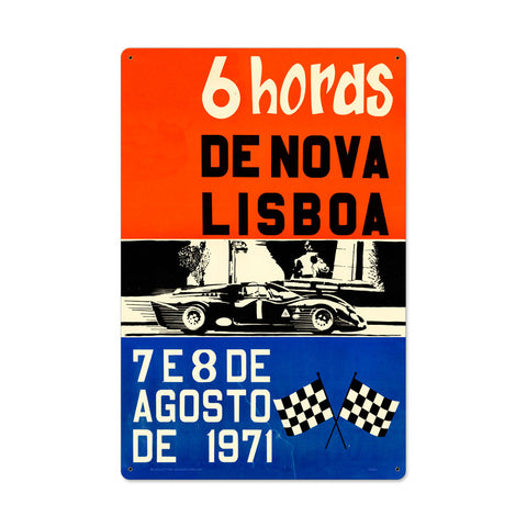Lisboa Vintage Sign Metal Sign