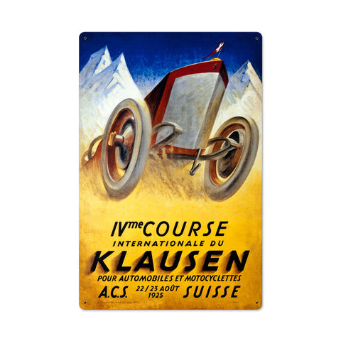 Klausen Suisse Vintage Sign Metal Sign
