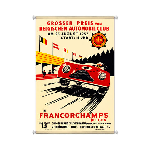 Francorchamps Vintage Sign Metal Sign