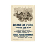 Argentina Grand Prix Vintage Sign Metal Sign