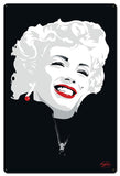 Miki Marilyn Metal Sign