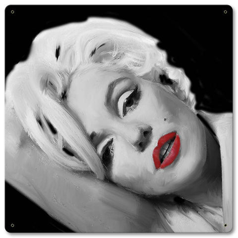 Marilyn's-Lips-Metal-Sign