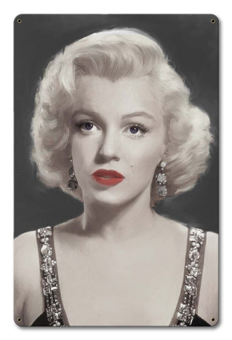Marilyn Musing Metal Sign