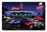 Galaxy Diner Metal Sign