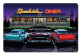Roadside Diner Metal Sign