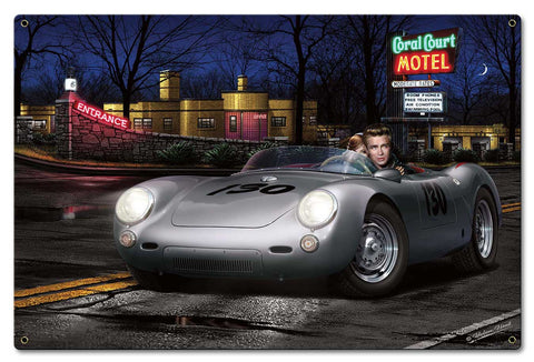 No Tell Motel Metal Sign