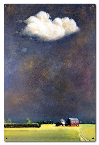 Four Corners Metal Sign