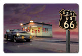 Route 66 Diner Metal Sign