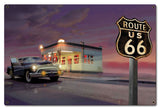 Route 66 Diner Metal Sign