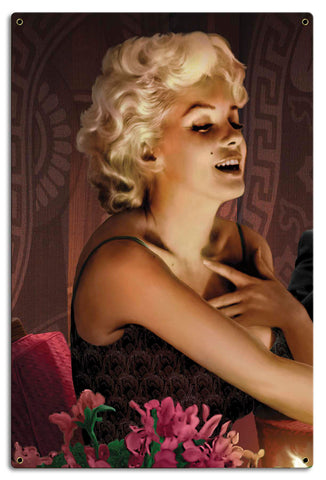 Marilyn's Touch Metal Sign