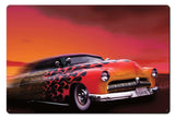 Retro Car 2 Metal Sign