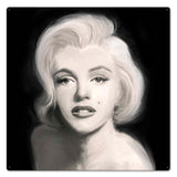 Beautiful In Black Metal Sign