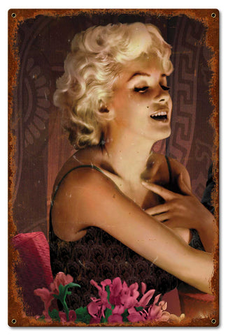 Marilyn's Touch Vintage Metal Sign