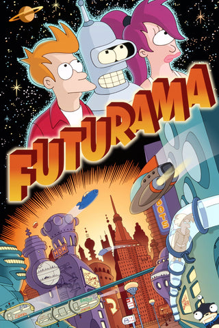 Futurama Style: 1 - 11 x 17 inch. TV Show Poster