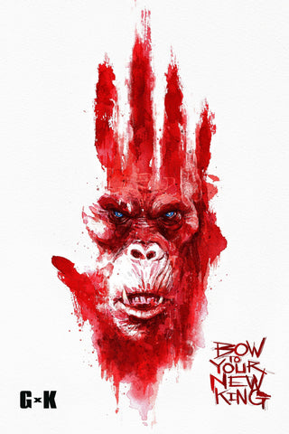 Godzilla x Kong: The New Empire Style C Movie Poster 27 x 40 inch