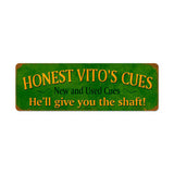 Honest Vito'S Vintage Sign Metal Sign