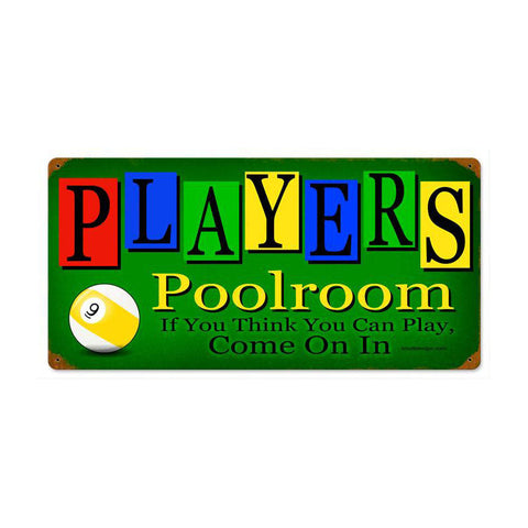 Players-Poolroom-Vintage-Sign-Metal-Sign