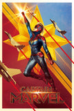 Captain Marvel Style C Movie Poster 11 x 17 inch