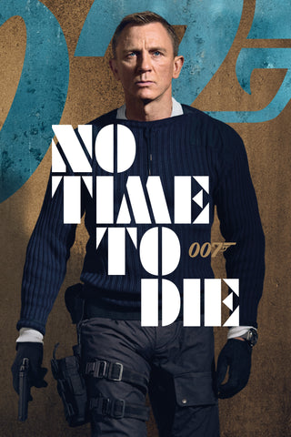 No Time to Die Style B Movie Poster 27 x 40 inch