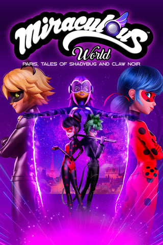 Miraculous World: Paris, Tales of Shadybug and Claw Noir Style C Movie Poster 27 x 40 inch