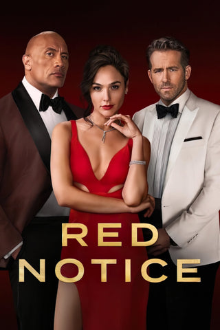 Red Notice Style A Movie Poster 11 x 17 inch