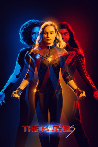 The Marvels Style C Movie Poster 11 x 17 inch