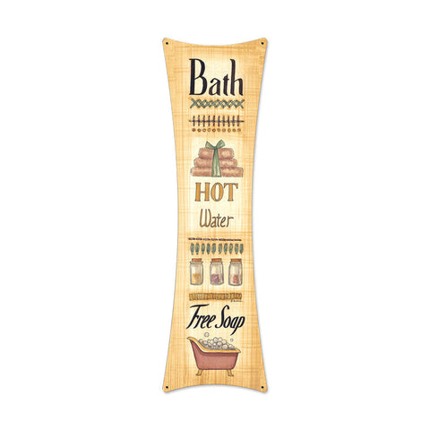 Bath-Free-Soap-Vintage-Sign-Metal-Sign