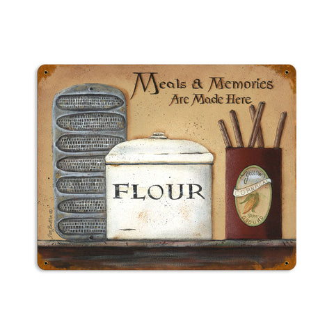 Meals-Memories-Vintage-Sign-Metal-Sign